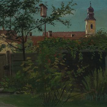 View on to a Chapel by 
																			Franz Xaver Peslmuller