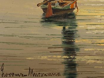 Sailboats on the Sea at Sunrise by 
																			Ernst Hugo Lorenz-Murowana