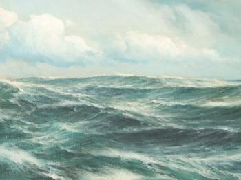 Seascape by 
																			Wilhelm Hanken