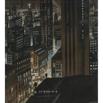 Nueva York de noche by 
																	Ernesto Garcia Cabral