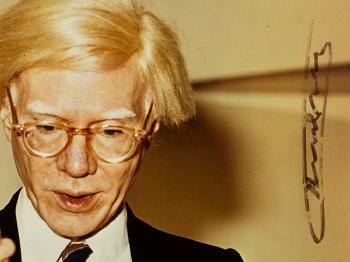 Portrait Andy Warhol by 
																			 Zoa
