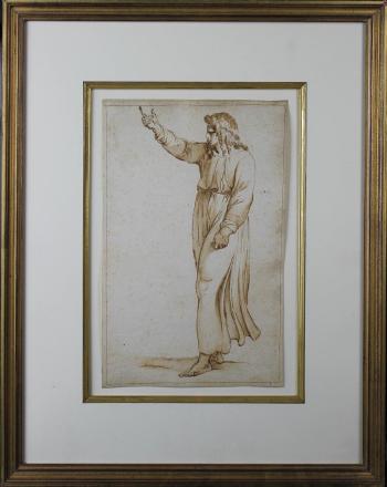 Standing figure after Raphael by 
																			Giuseppe Cades