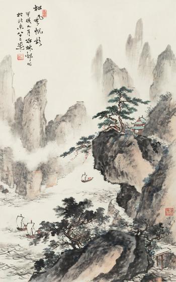 Landscape by 
																	 Xu Lincun