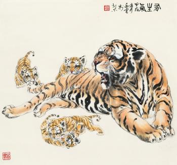 Tigers by 
																	 Ma Yun