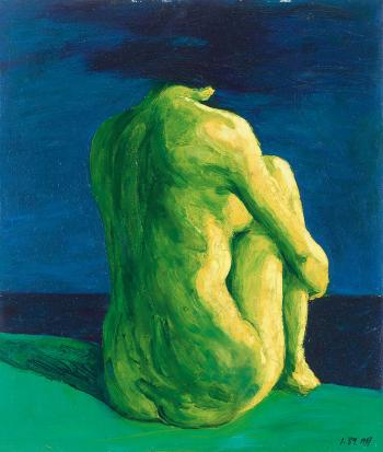 Female Nude:Green by 
																	 Xie Dongming