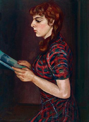 Reading Girl by 
																	 Wang Jiyuan