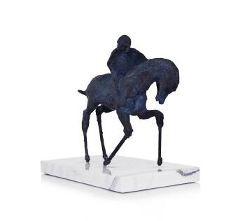 Cavallo con cavaliere by 
																	Susanna Lunini
