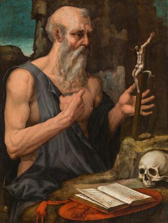 Saint Jerome by 
																	Francesco Ubertini