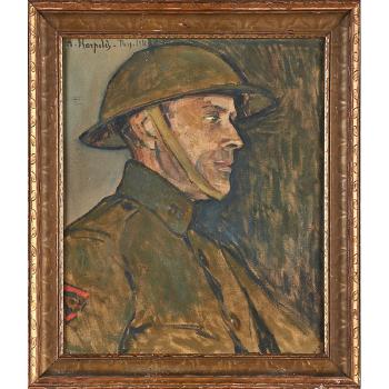 Untitled (Portrait of an American Soldier) by 
																	Andree Karpeles