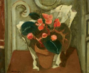 Le pot de fleurs by 
																	Henri Malancon