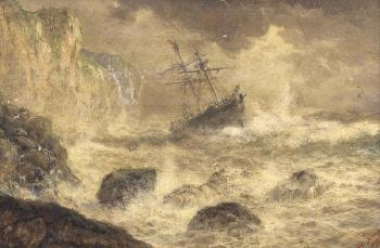 Stormy seas by 
																	Isaac Walter Jenner