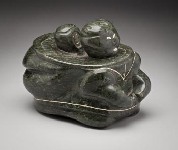 Mother and Child by 
																			 Canadian School