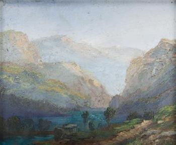 Lake in the Mountains by 
																	Anton Waldhauser
