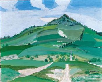 Hilly landscape by 
																	Josef Achmann