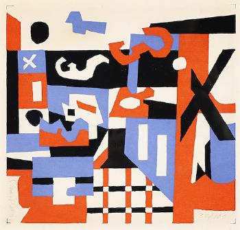 Study for a Drawing (C. 25), c. 1955 by 
																	Stuart Davis