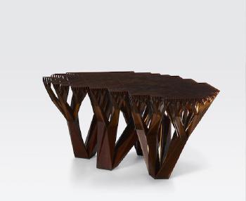 Fractal.MGX coffee table by 
																			Matthias Bar