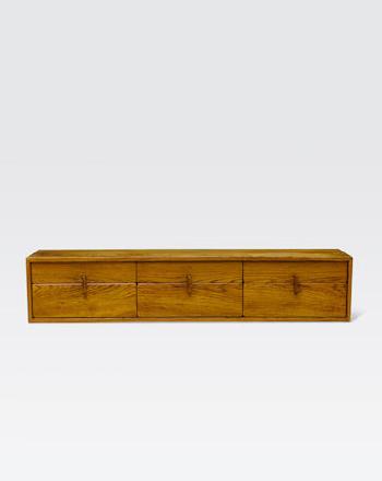 Wall-mounted chest of drawers by 
																	Richard Rothbard