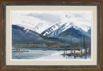Sundance Range, Vermillion Lakes, Banff, Alberta by 
																			Bruce le Dain