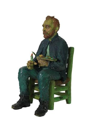 The Painter (van Gogh) by 
																			Joseph Fafard