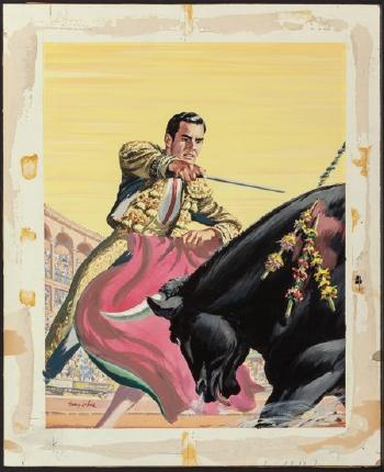 Bullfighter, Mr. America magazine cover,  February 1953 by 
																			Henry Luhrs