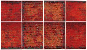 Red (Set of Eight) by 
																	 Zhou Changjiang