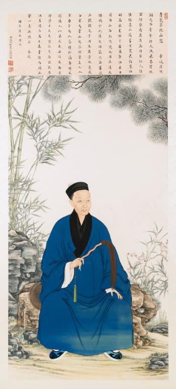 A Portrait of the Daoist Priest Zhang Chengwu by 
																	 Gao Rentong