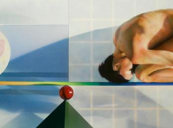 Figure on the edge by 
																			Masoud Yasami