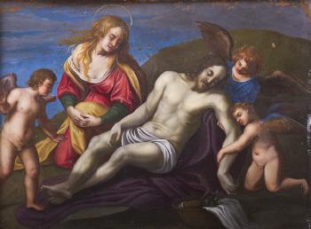 Deposizione di Cristo by 
																	Alessandro Turchi