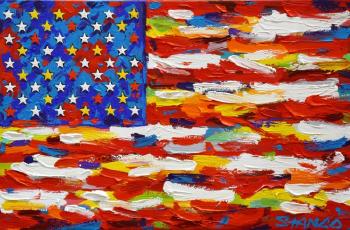 American flag by 
																			John Stango