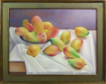 Naturaleza Muerta con Mangos by 
																			Francisco Dosamantes