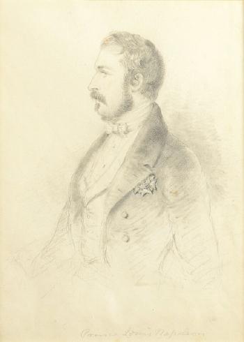 Portrait du Prince Louis Napoléon by 
																	Alfred Guillaume Gabriel d'Orsay