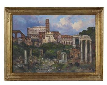 Forum Romanum by 
																			Gerhard Walinsky