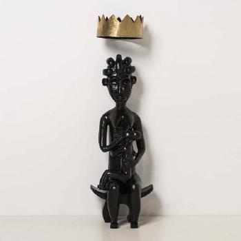 Vierge noire à l'enfant by 
																			Dimitri Fagbohoun