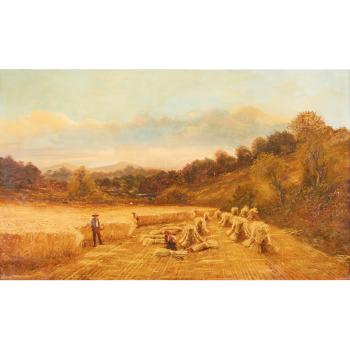Gathering Hay by 
																	Charles H Passey