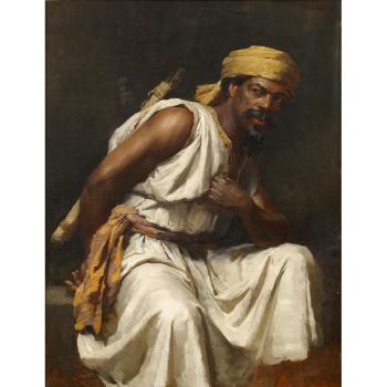 Portrait Of A Moor by 
																	Albert Bernard Uhle
