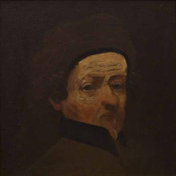 Self portrait by 
																			James Pryde