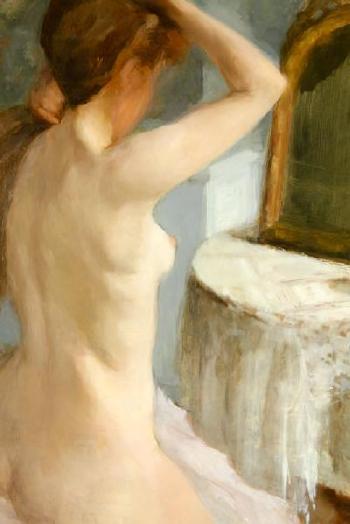 Nude portrait by 
																			Olivier de Pannemaecker