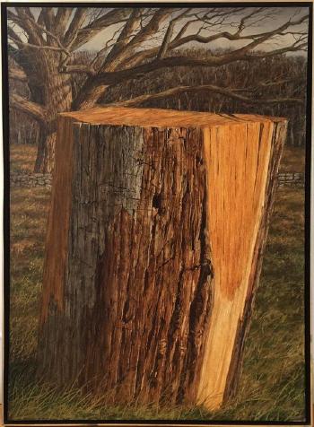 Oak and locust by 
																			John Joseph Reboli
