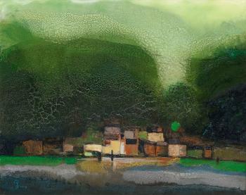 Mountain and River by 
																	 Jan Chin-shuei