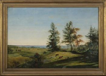 View of New York from New Jersey by 
																	John Bachmann