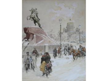 St Petersburg, Winter by 
																	Frederic de Haenen