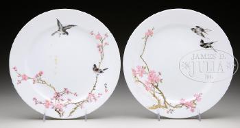 Pair of plates by 
																			 Liu Yucen