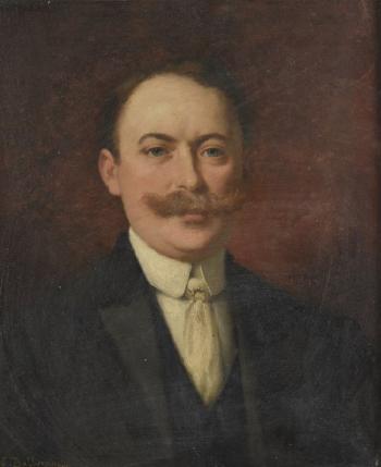 Portrait d'homme by 
																	Jules Frederic Ballavoine
