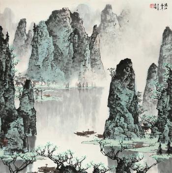 Landscape by 
																	 Bai Qizhe