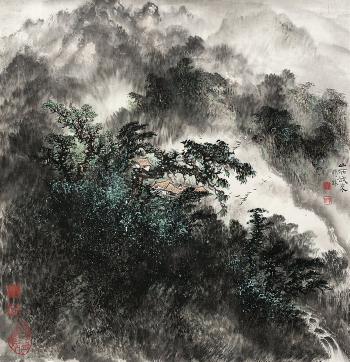 Landscape by 
																	 Zhu Shunlin