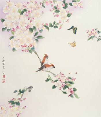 Birds and Flowers by 
																	 Tao Xiaohui