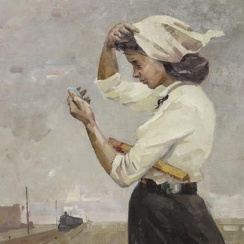 Signalwoman by 
																			Anatoly Talalayev