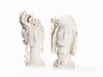 Hippie Couple by 
																			 C M Hutschenreuther Porcelain Factory