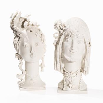 Hippie Couple by 
																			 C M Hutschenreuther Porcelain Factory