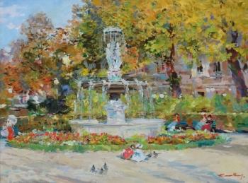 Near the fountain by 
																			Gennady Elizarov